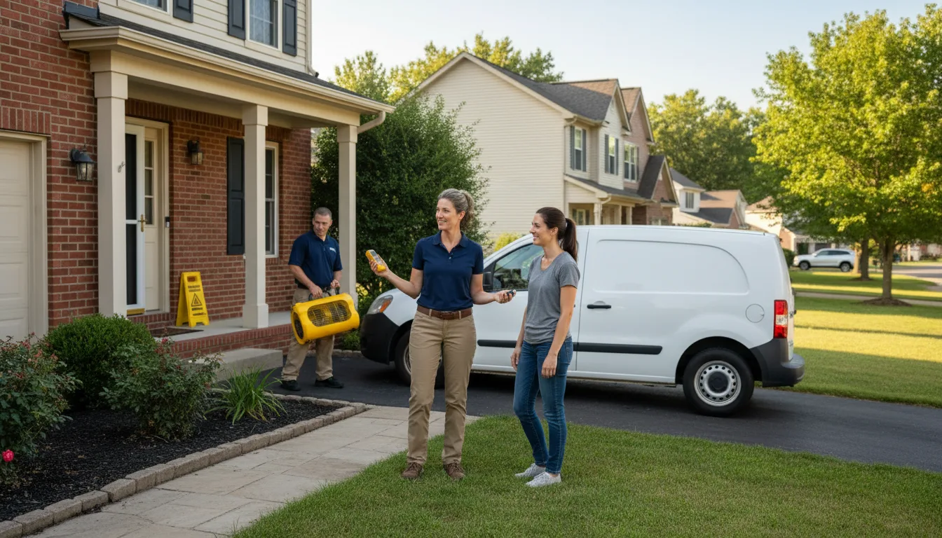 Residential water damage restoration in Three Forks, MT